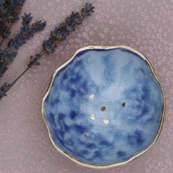 <font color="red"><B>SOLGT</B> </font> Unika Keramik Skål - Smykkeskål Nr. 79